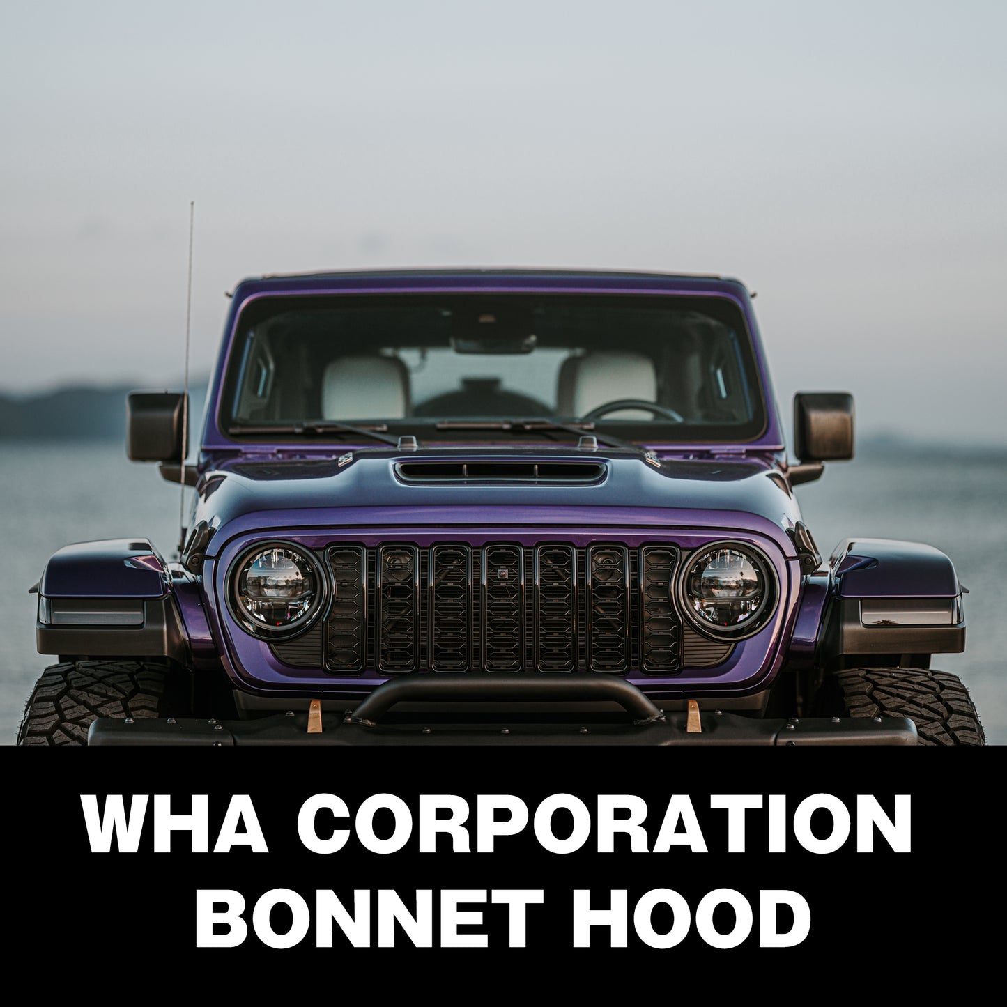 【WHA】392ルック ボンネットフード【無塗装品】【Jeep】