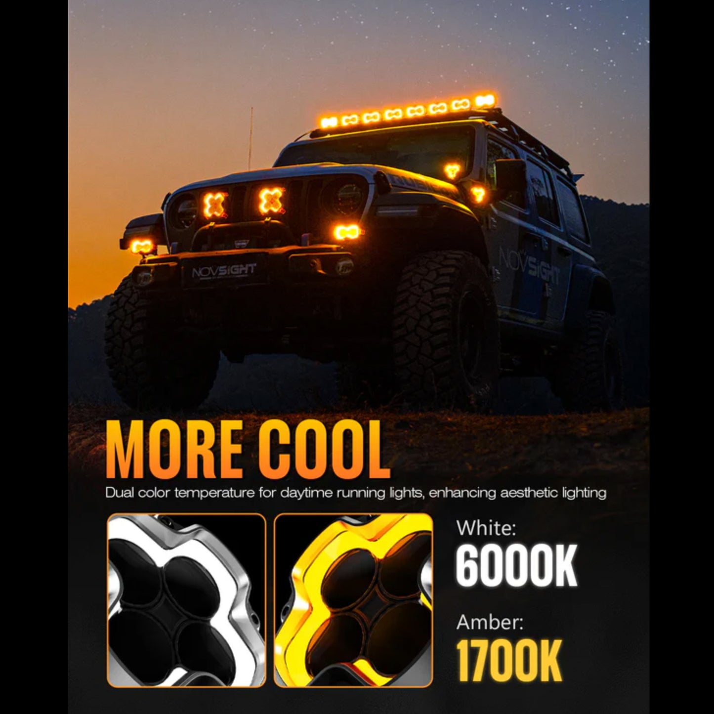 NOVSIGHT HALOシリーズ 4LED 60W
