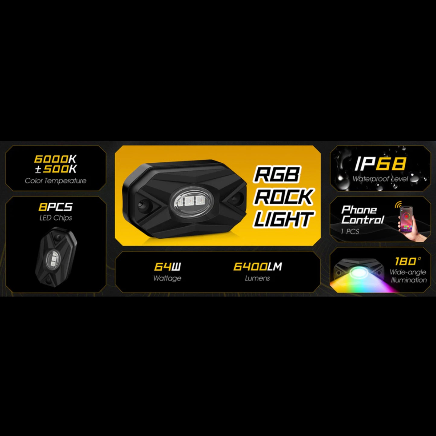 NOVSIGHT ロックライトキット8個セット