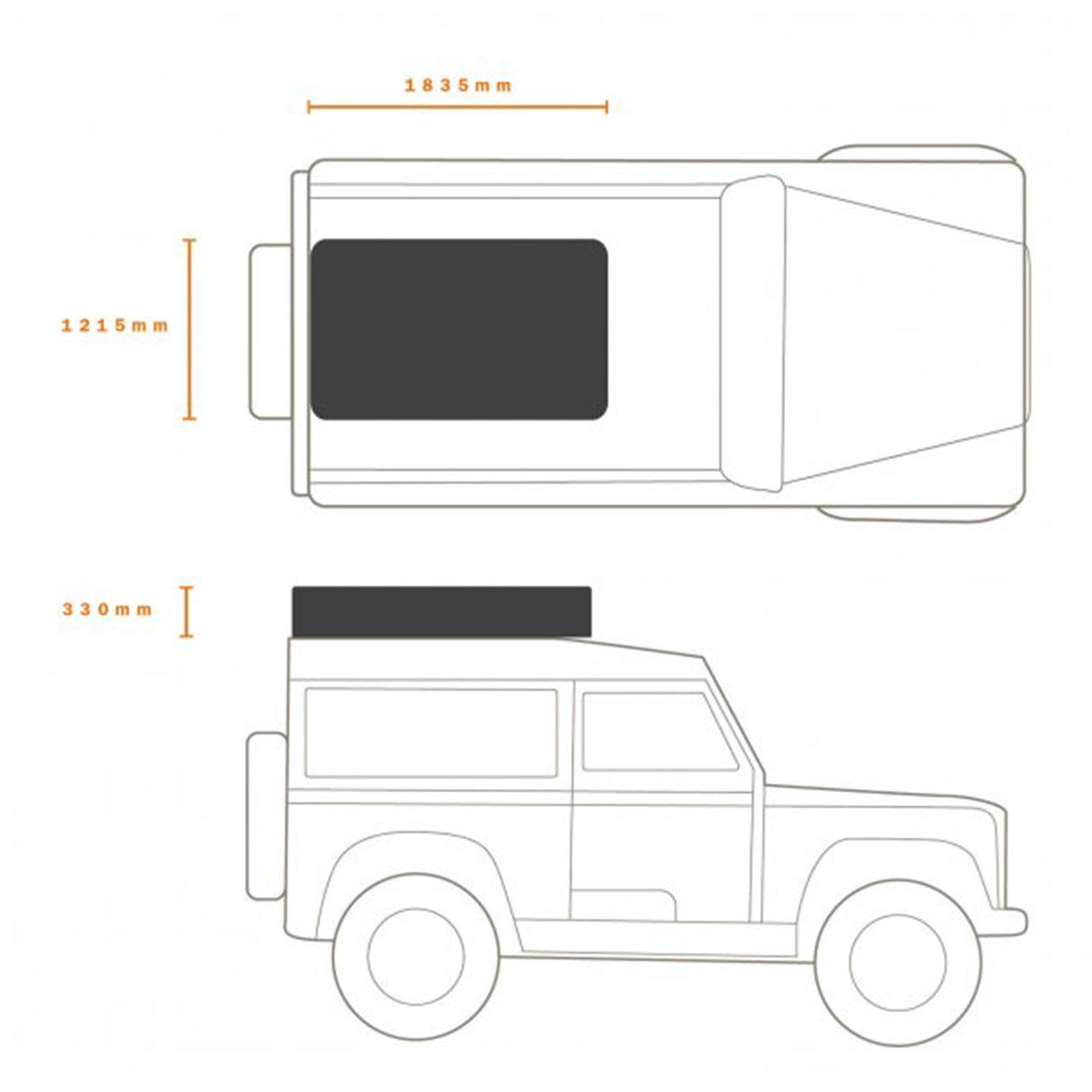 HI-VIEW1800【DARCHE】【ダーチ】 【ROOF TOP TENT】【ルーフトップテント】
