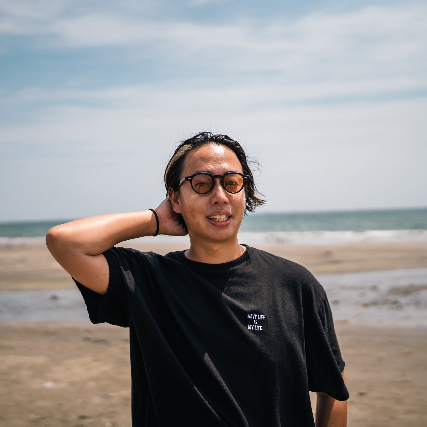【25SS】MY LIFE IS WAVY LIFE / T-shirt / Black