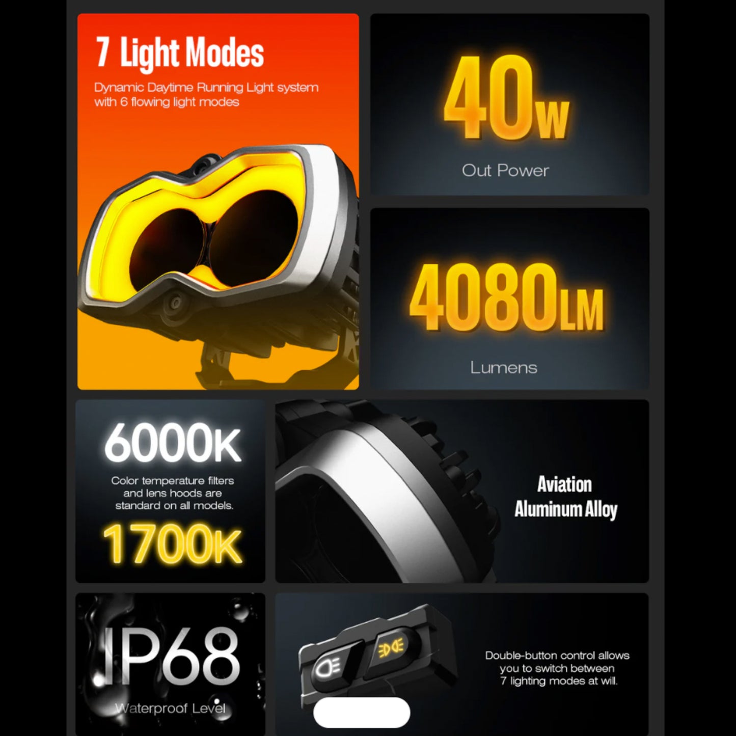 NOVSIGHT HALO PRoシリーズ 2LED