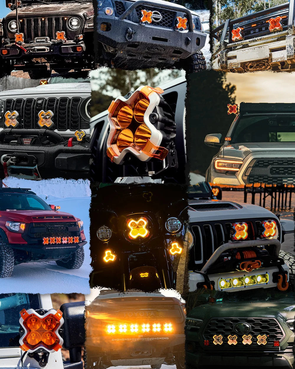 【NOVSIGHT】HALO Proシリーズ 6インチ LED Pod Lights with Dynamic DRL Modes