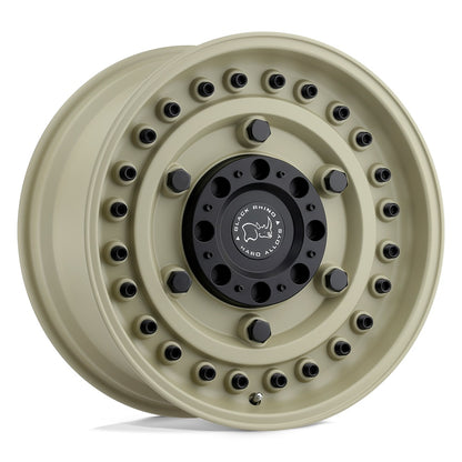 BLACK RHINO (ブラックライノ) ARMORY デサートサンド 17インチアルミホイール 17X8 5H 114.3/127 +30 JKラングラー/JLラングラー/JTグラディエーター