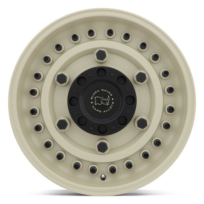 BLACK RHINO (ブラックライノ) ARMORY デサートサンド 17インチアルミホイール 17X8 5H 114.3/127 +30 JKラングラー/JLラングラー/JTグラディエーター