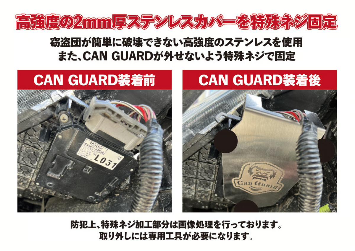 【ランクル250】ランドクルーザー250系専用【CAN GUARD】 -CANガード-　CANインベーダー盗難対策商品