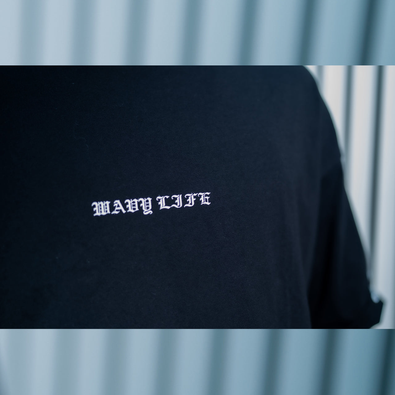 WAVY LIFE Tシャツ #01 BLACK