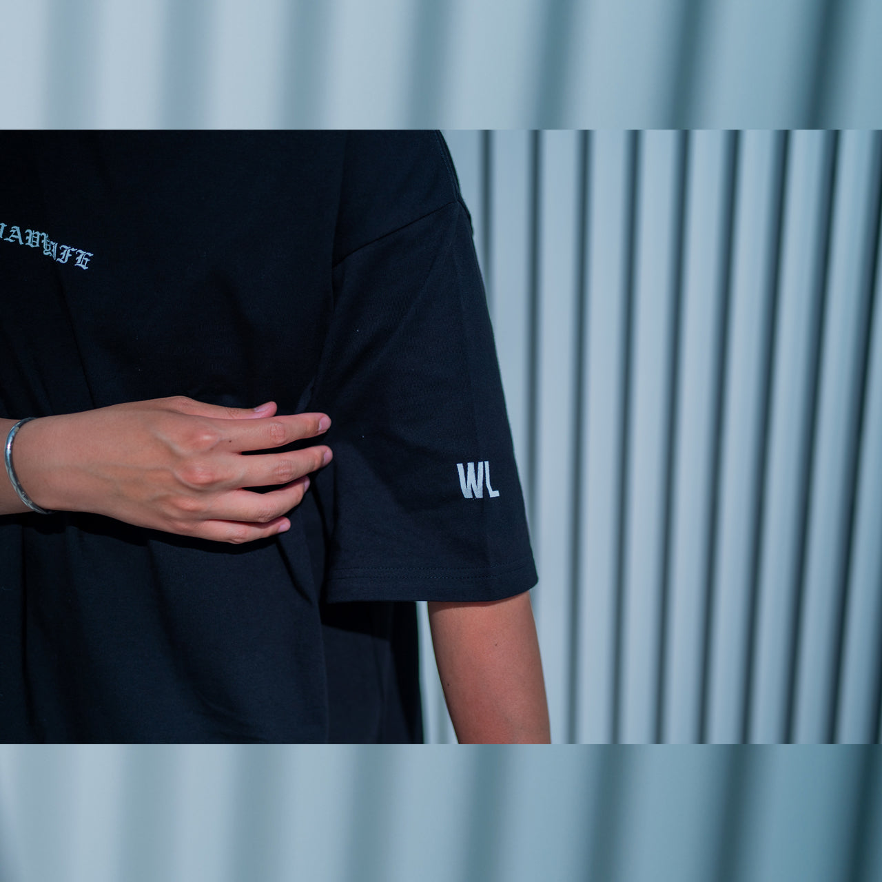 WAVY LIFE Tシャツ #01 BLACK