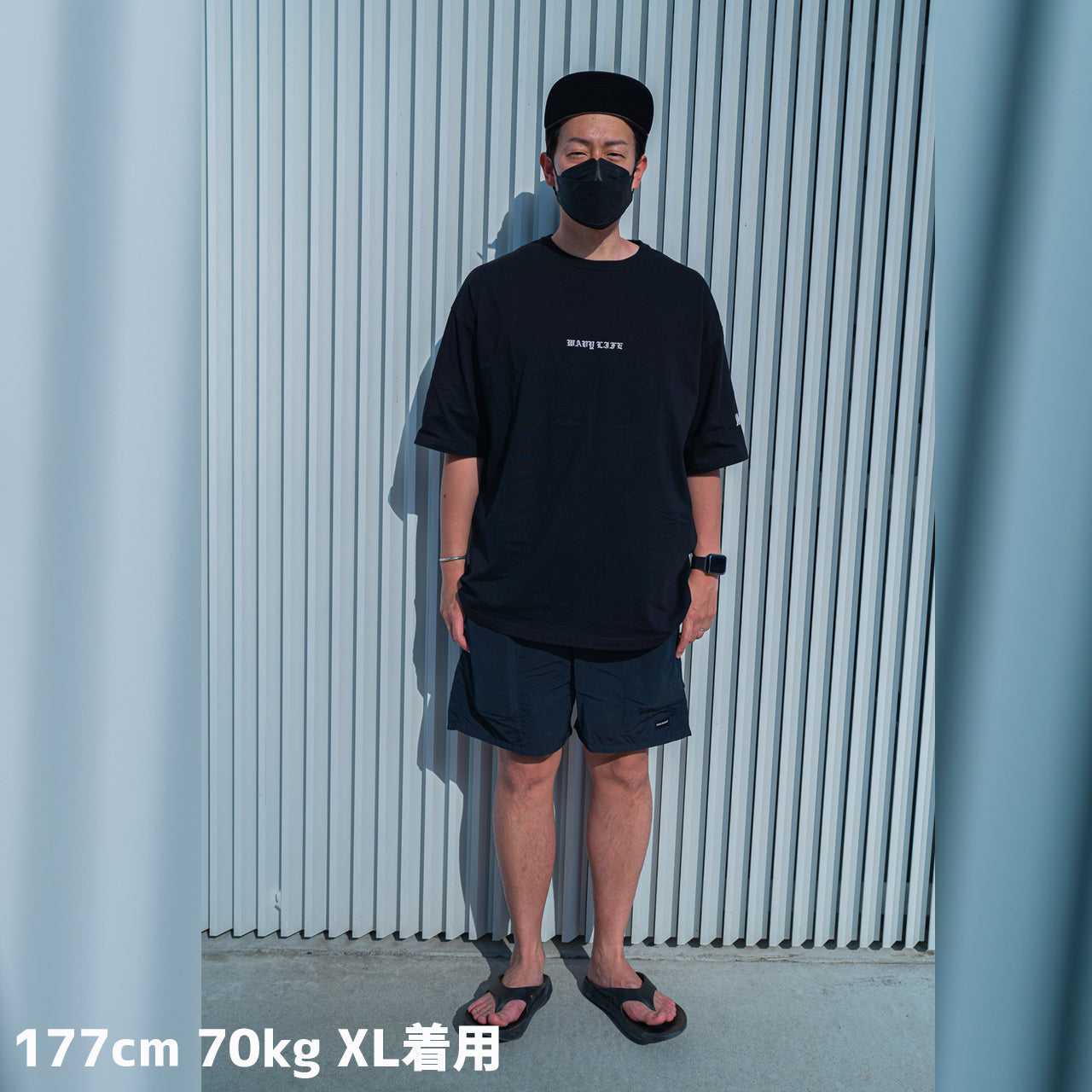 WAVY LIFE Tシャツ #01 BLACK