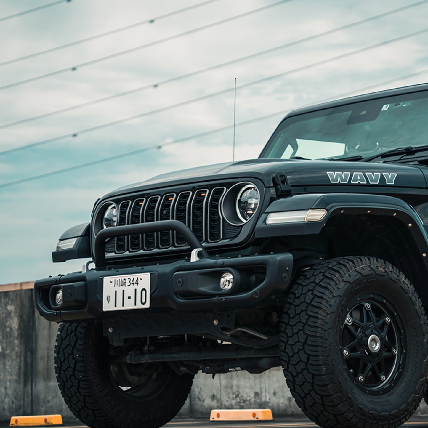 【WHA】アルミフロントバンパー【Jeep】