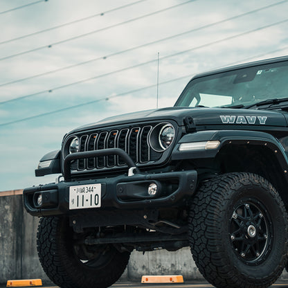 【WHA】アルミフロントバンパー【Jeep】