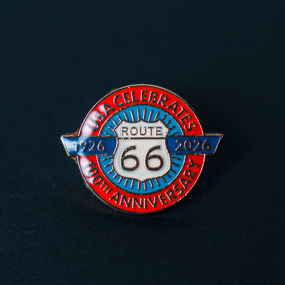 Route 66 100th anniversary Pin Badge　ルート66 100周年記念ピンバッチ