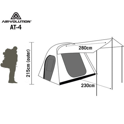 AT-4【DARCHE】【ダーチ】【テント】