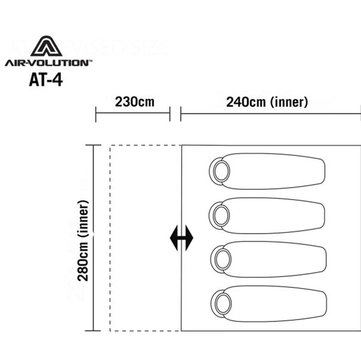 AT-4【DARCHE】【ダーチ】【テント】