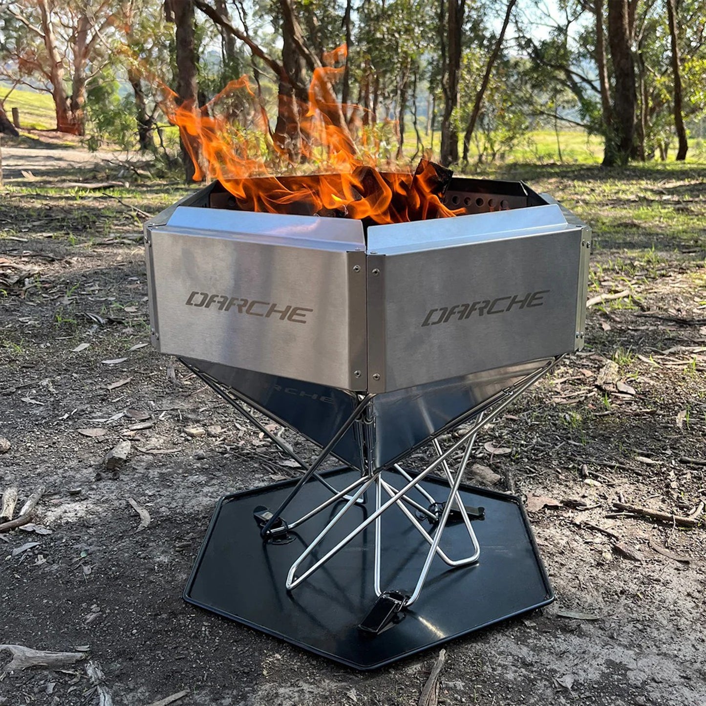 BBQ HEXAGONAL & FIRE PIT【DARCHE】【ダーチ】 【キャンプギア】【焚き火台】