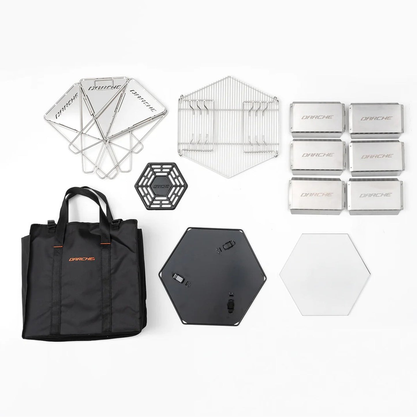 BBQ HEXAGONAL & FIRE PIT【DARCHE】【ダーチ】 【キャンプギア】【焚き火台】