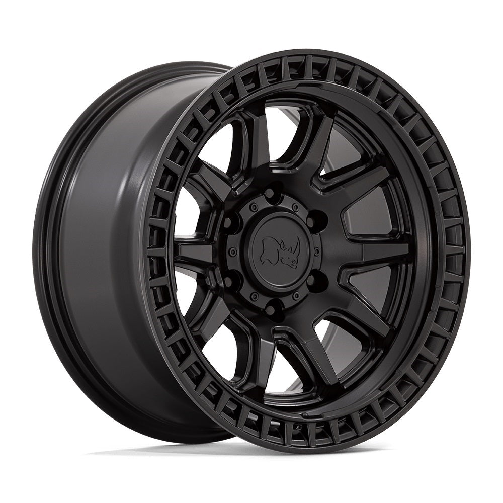 BLACK RHINO CALICO マットブラック 17インチアルミホイール 17X8.5 5H 127 +34 JKラングラー/JLラングラー/JTグラディエーター