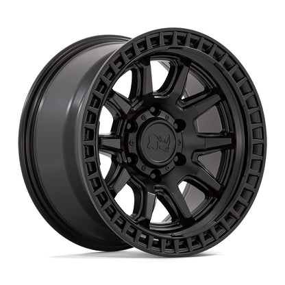 BLACK RHINO CALICO マットブラック 17インチアルミホイール 17X8.5 5H 127 +34 JKラングラー/JLラングラー/JTグラディエーター