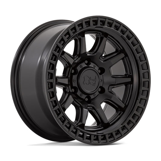 BLACK RHINO CALICO マットブラック 17インチアルミホイール 17X8.5 5H 127 +34 JKラングラー/JLラングラー/JTグラディエーター