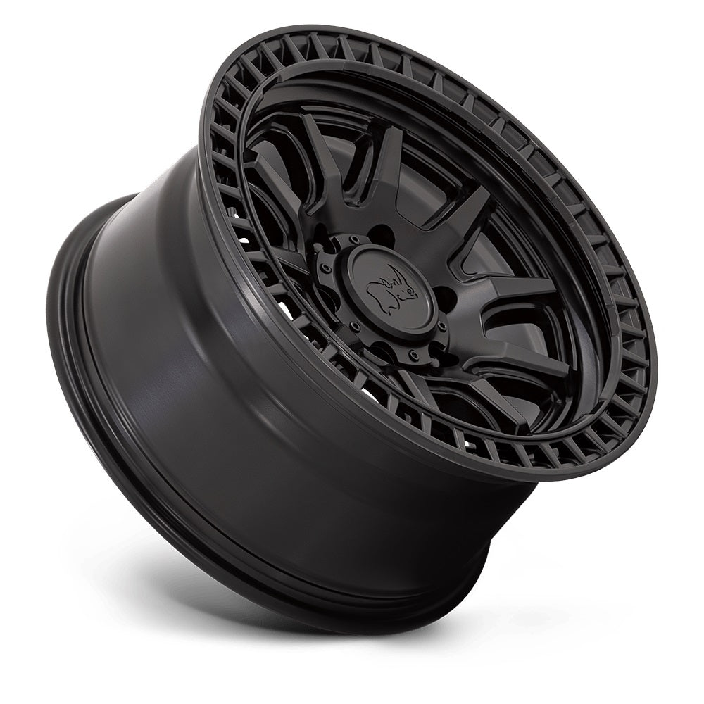 BLACK RHINO CALICO マットブラック 17インチアルミホイール 17X8.5 5H 127 +34 JKラングラー/JLラングラー/JTグラディエーター