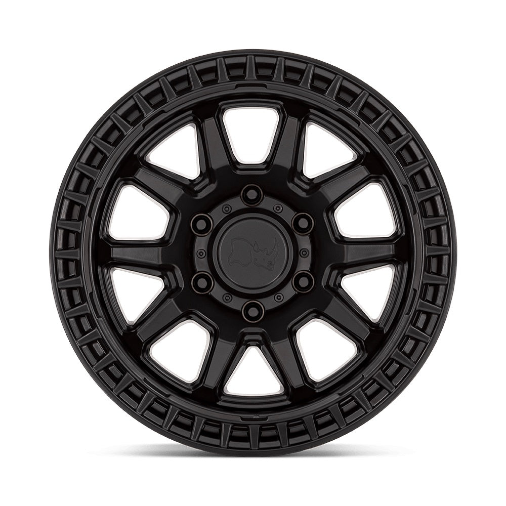 BLACK RHINO CALICO マットブラック 17インチアルミホイール 17X8.5 5H 127 +34 JKラングラー/JLラングラー/JTグラディエーター