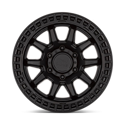 BLACK RHINO CALICO マットブラック 17インチアルミホイール 17X8.5 5H 127 +34 JKラングラー/JLラングラー/JTグラディエーター