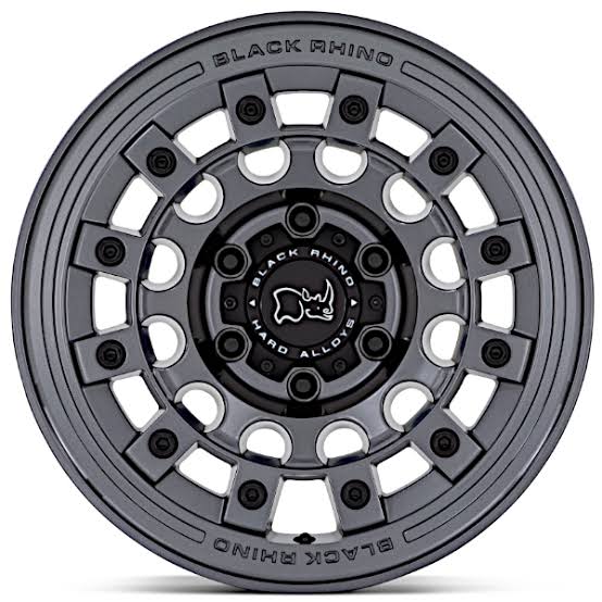 BLACK RHINO（ブラックライノ) FUJI マットガンメタル 17インチアルミホイール 17X8 5H 127 +38 JLラングラー/JKラングラー/JTグラディエーター
