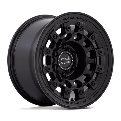 BLACK RHINO（ブラックライノ) ATLAS マットブラック 17インチアルミホイール 17X8 5H 114.3/127 +38 JLラングラー/JKラングラー/JTグラディエーター