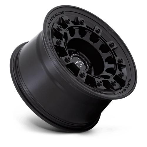 BLACK RHINO（ブラックライノ) ATLAS マットブラック 17インチアルミホイール 17X8 5H 114.3/127 +38 JLラングラー/JKラングラー/JTグラディエーター