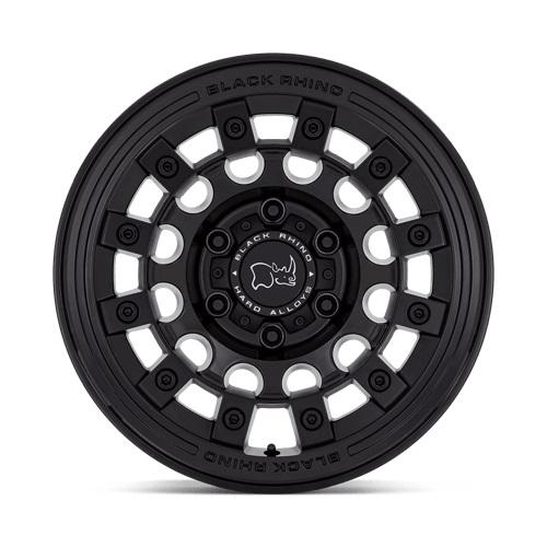 BLACK RHINO（ブラックライノ) ATLAS マットブラック 17インチアルミホイール 17X8 5H 114.3/127 +38 JLラングラー/JKラングラー/JTグラディエーター