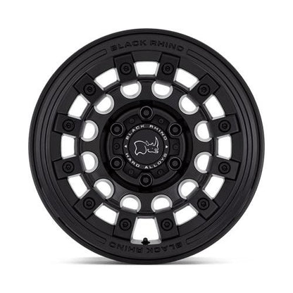BLACK RHINO（ブラックライノ) ATLAS マットブラック 17インチアルミホイール 17X8 5H 114.3/127 +38 JLラングラー/JKラングラー/JTグラディエーター