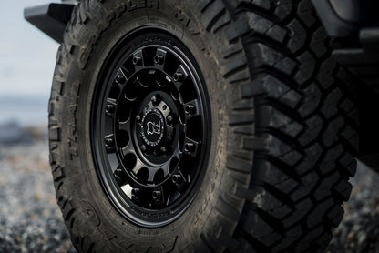BLACK RHINO（ブラックライノ) ATLAS マットブラック 17インチアルミホイール 17X8 5H 114.3/127 +38 JLラングラー/JKラングラー/JTグラディエーター