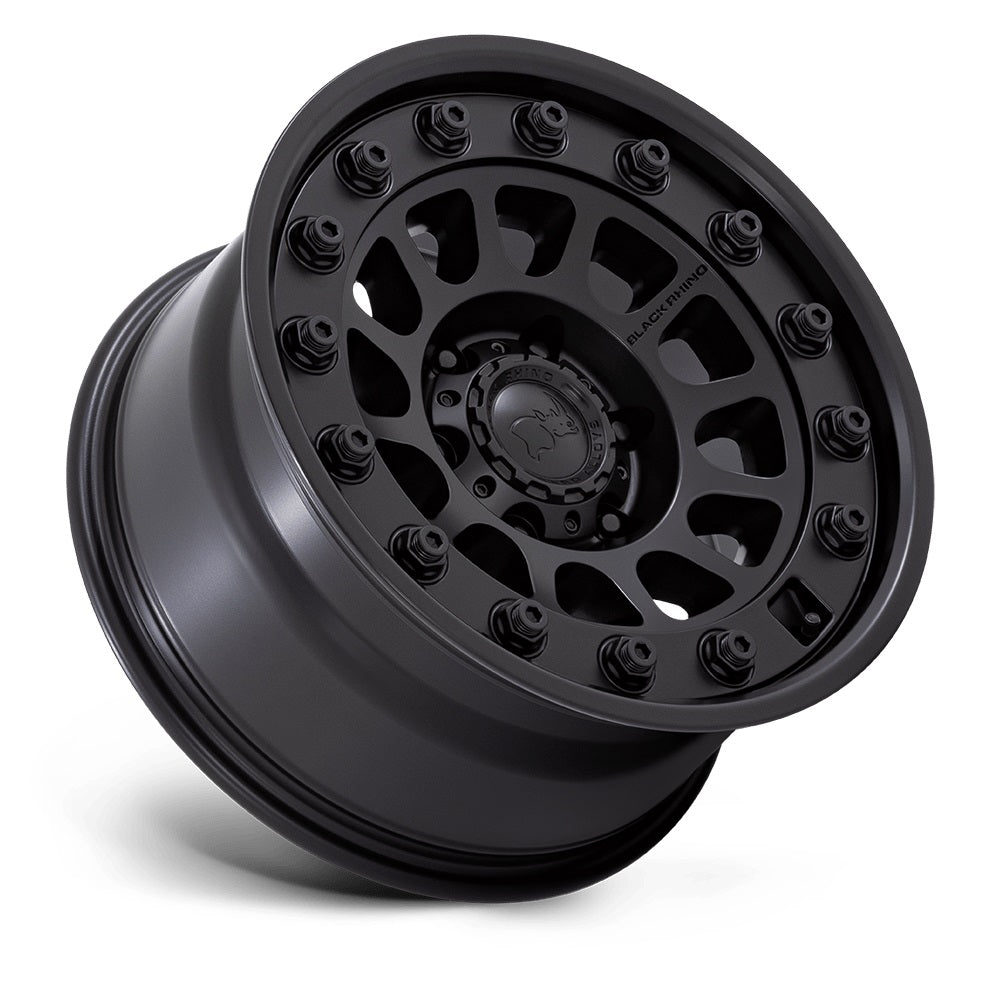 BLACK RHINO (ブラックライノ) OUTBACK マットブラック 17インチアルミホイール 17X8 5H 127 +32 JKラングラー/JLラングラー/JTグラディエーター