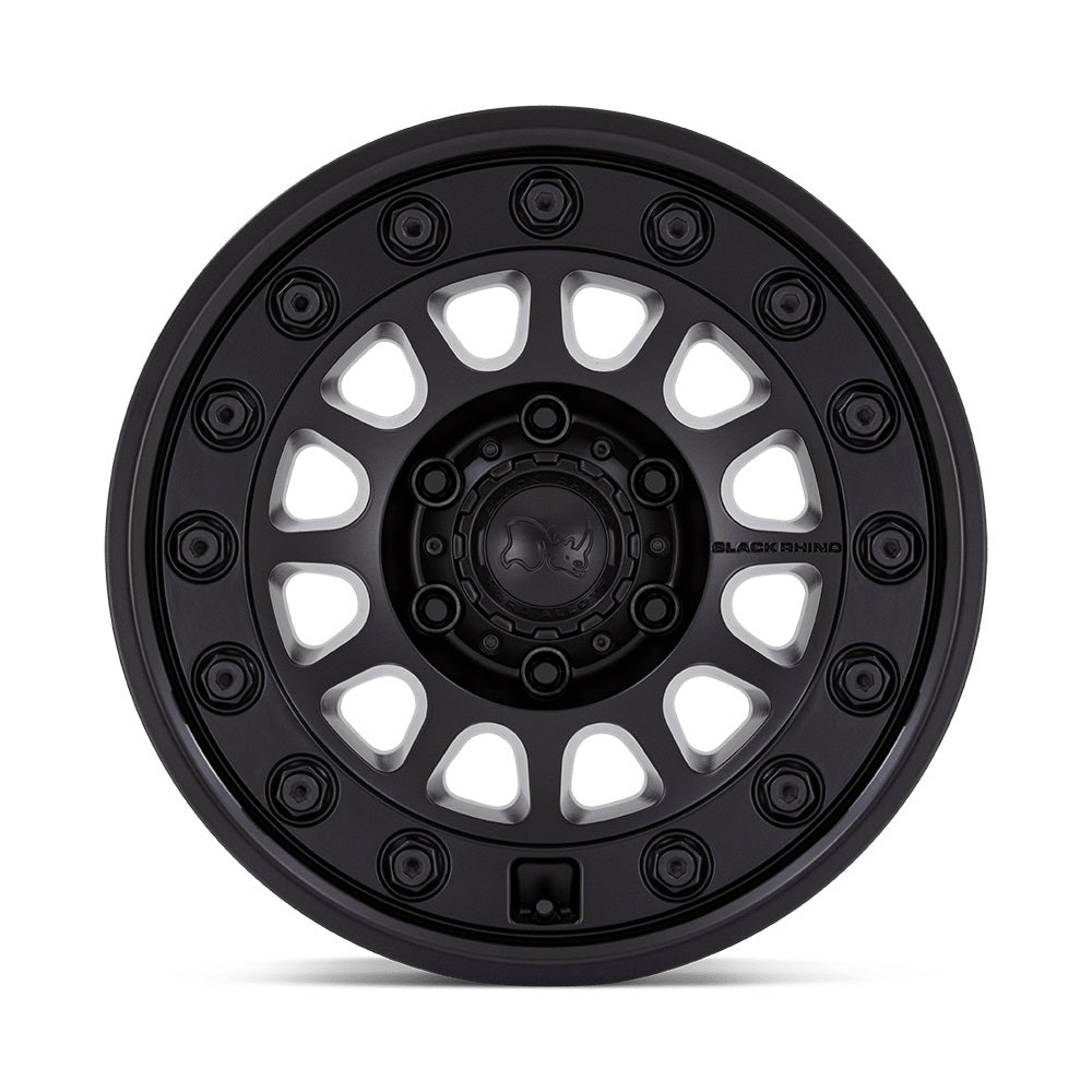 BLACK RHINO (ブラックライノ) OUTBACK マットブラック 17インチアルミホイール 17X8 5H 127 +32 JKラングラー/JLラングラー/JTグラディエーター