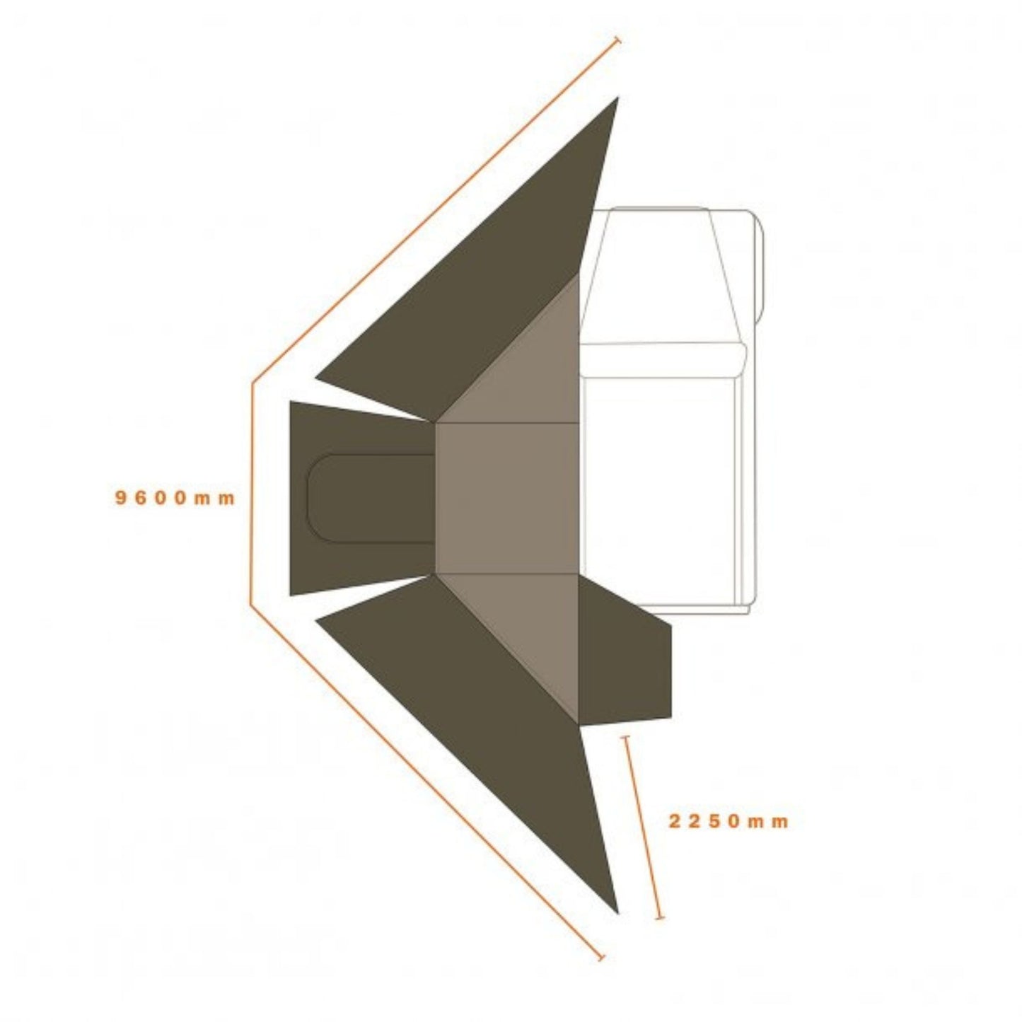 ECLIPSE 180REAR WALL【DARCHE】【ダーチ】 【AWNINGS】【オーニング】