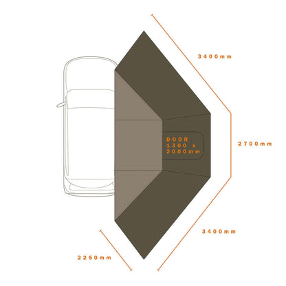 ECLIPSE 180 WALL【DARCHE】【ダーチ】 【AWNINGS】【オーニング】