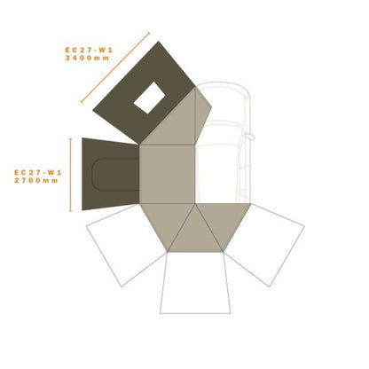 ECLIPSE 270 WALL PVC WINDOW【DARCHE】【ダーチ】 【AWNINGS】【オーニング】