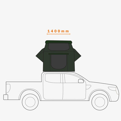 ECO PANORAMA 1400【DARCHE】【ダーチ】 【ROOF TOP TENT】【ルーフトップテント】