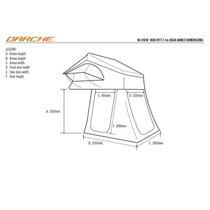 HI-VIEW1800 ANNEX（２.1m）【DARCHE】【ダーチ】