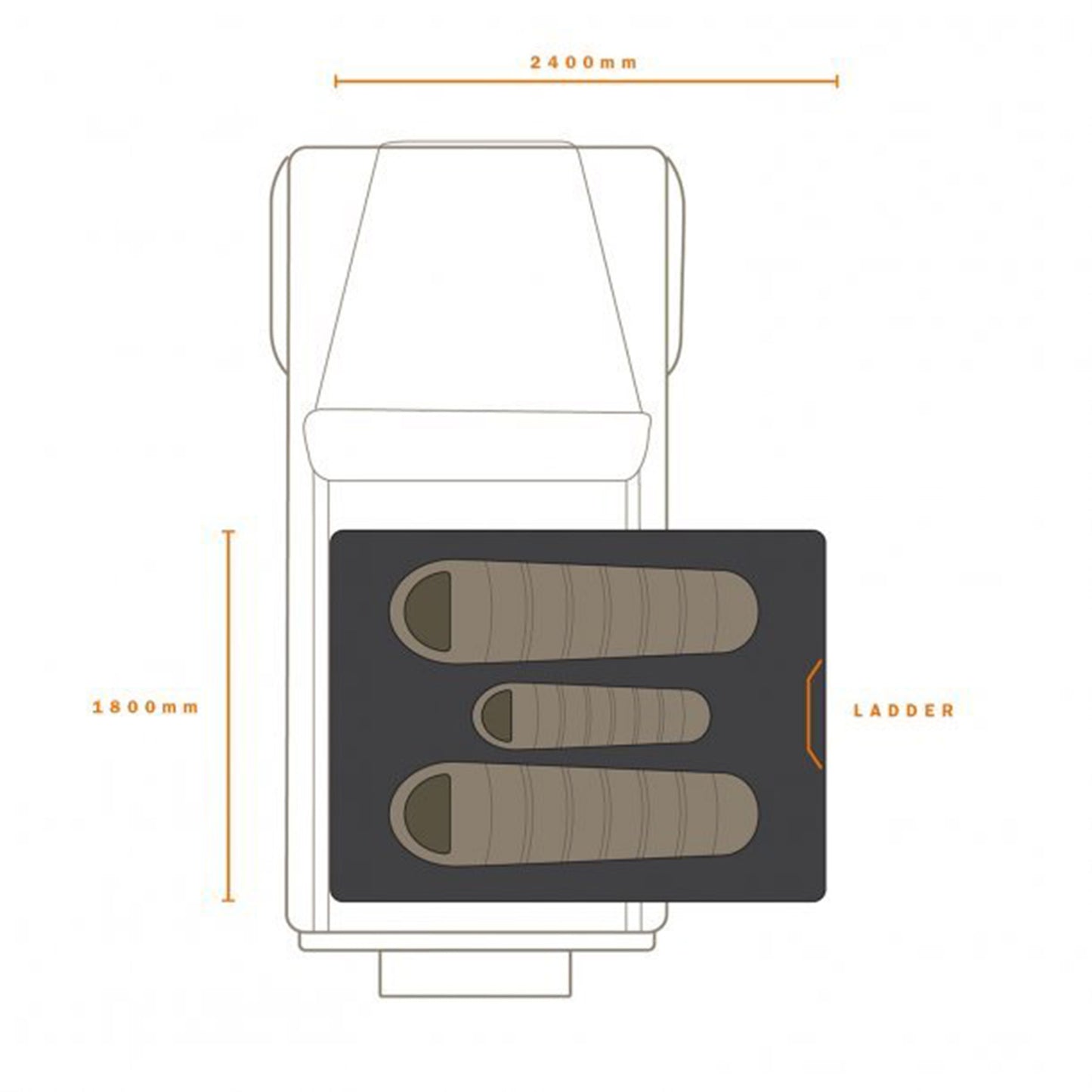 HI-VIEW1800【DARCHE】【ダーチ】 【ROOF TOP TENT】【ルーフトップテント】