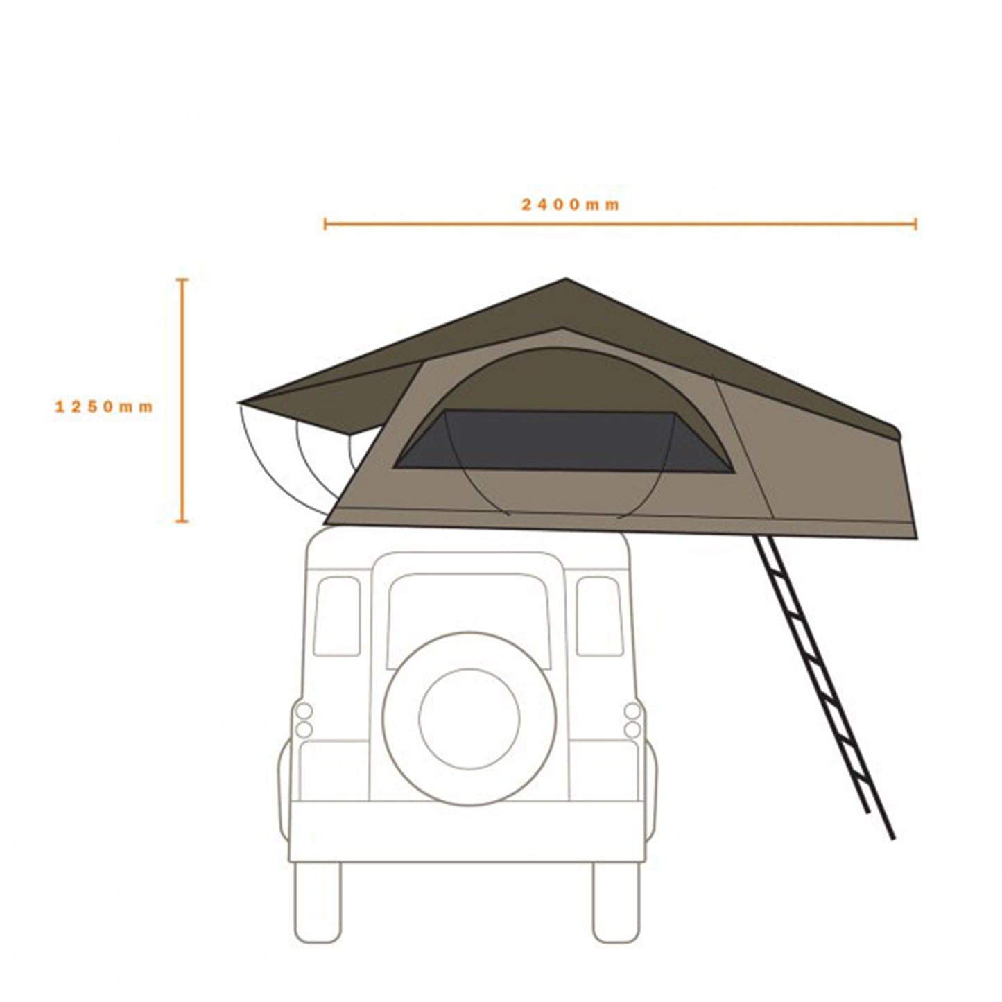 HI-VIEW1800【DARCHE】【ダーチ】 【ROOF TOP TENT】【ルーフトップテント】
