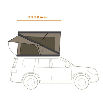 HIGHRIZE 1250【DARCHE】【ダーチ】 【HARD SHELL ROOF TENT】【ハードシェルルーフトップテント】