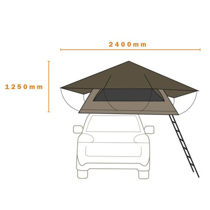 INTREPIDOR 3 1400【DARCHE】【ダーチ】 【ROOF TOP TENT】【ルーフトップテント】
