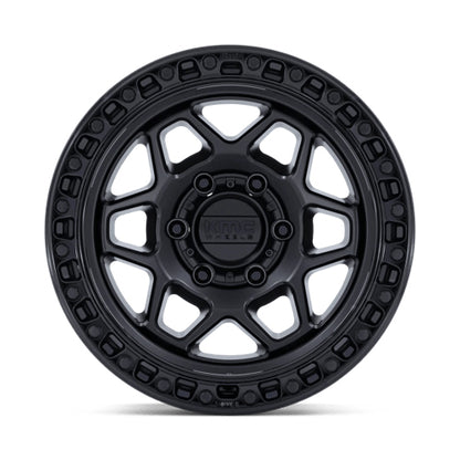 KMC (ケイエムシー) KM553 TORX 17インチアルミホイール マットブラック/グロスブラックリップ 17x8.5J 5H 127 +25 ジープ JKラングラー/JLラングラー/JTグラディエーター