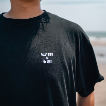 【25SS】MY LIFE IS WAVY LIFE / T-shirt / Black
