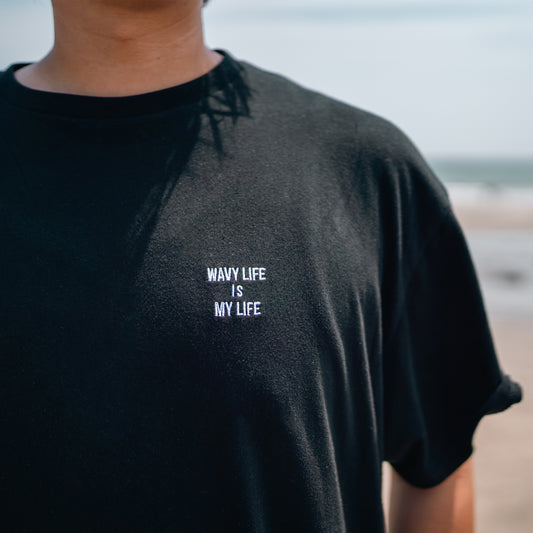 【25SS】MY LIFE IS WAVY LIFE / T-shirt / Black