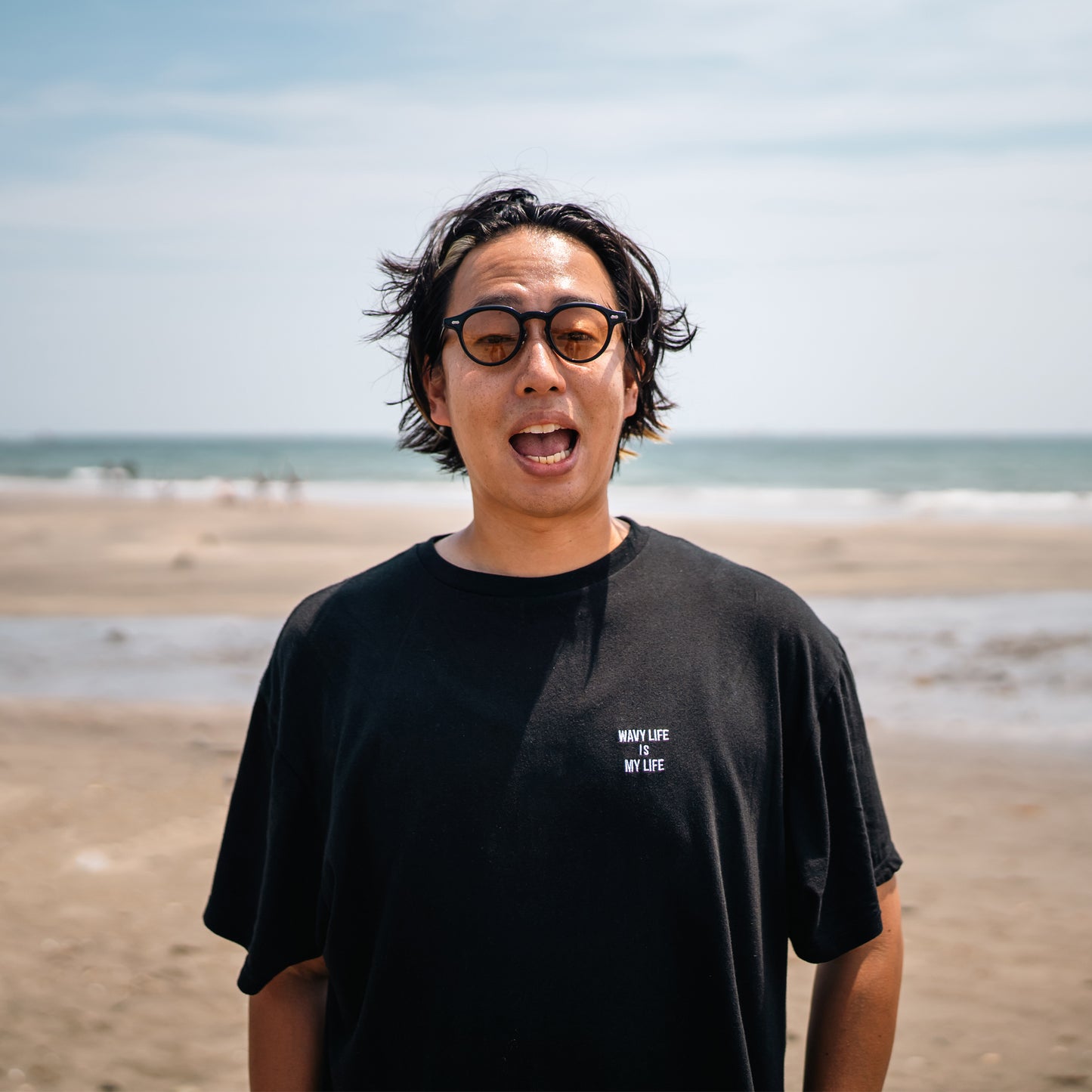 【25SS】MY LIFE IS WAVY LIFE / T-shirt / Black
