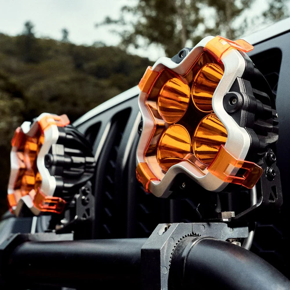 【NOVSIGHT】HALOシリーズ 6インチ LED Pod Lights with DRL 60W Twin Light Kit System Pair