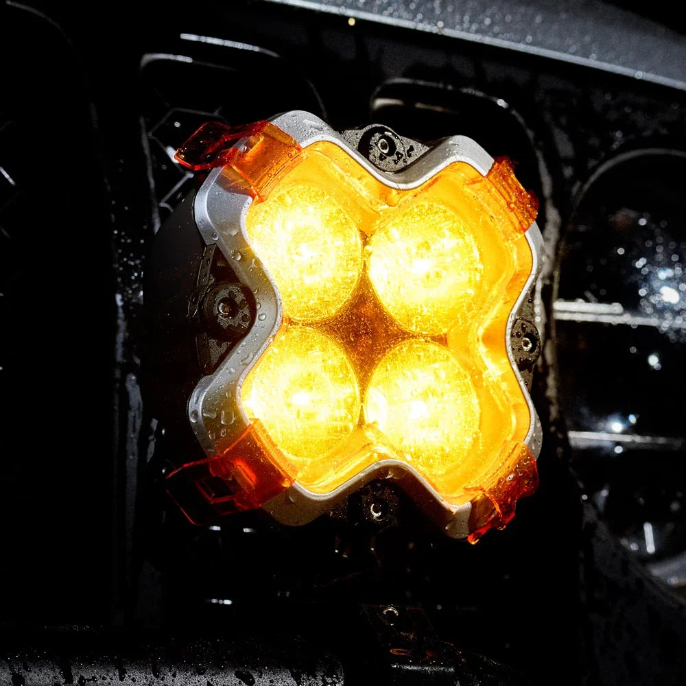 【NOVSIGHT】HALOシリーズ 6インチ LED Pod Lights with DRL 60W Twin Light Kit System Pair