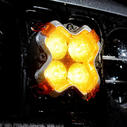 【NOVSIGHT】HALOシリーズ 6インチ LED Pod Lights with DRL 60W Twin Light Kit System Pair